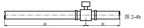 dn400污水流量計(jì)直管段安裝位置圖